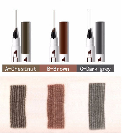 Waterproof eyebrow pencil
